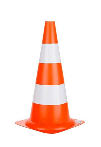 Imagem de Cone de Sinalização Rígido 50 CM Delta Plus WPS1914 Laranja e Branco