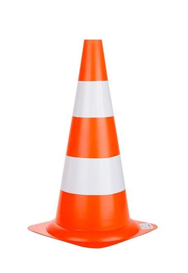 Cone de Sinalização Rígido 50 CM Delta Plus WPS1914 Laranja e Branco Imagem de Cone de Sinalização Rígido 50 CM Delta Plus WPS1914 Laranja e Branco