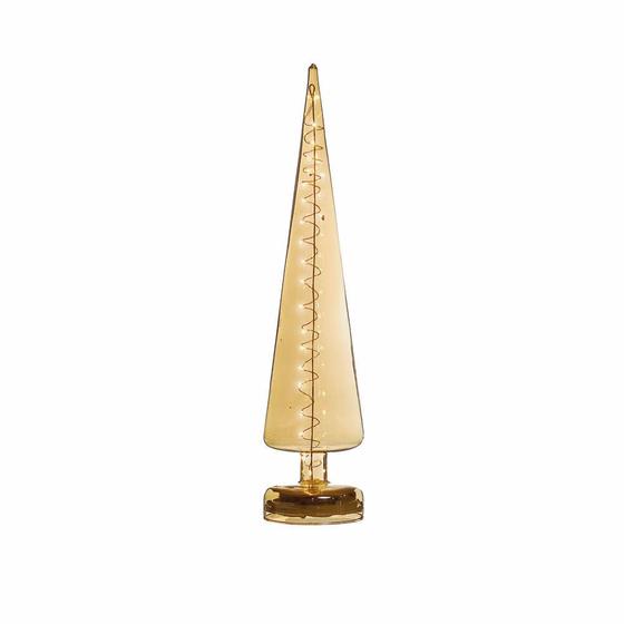 Imagem de Cone de Vidro Cor Ouro com Luz. Tam G - 1 Un - Cromus: 1694958