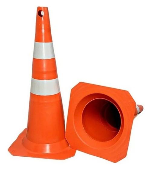 Imagem de CONE SINALIZAÇÃO 75cm ATC 360 SLIM - KIT COM 6un