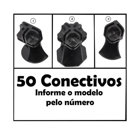 Imagem de Conectivo Pé 03 Modelos Balcão De Vidro E Aramado 50 Un
