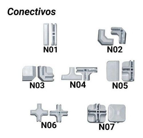 Imagem de Conectivos Conectores P/ Balcão De Vidro Modulado 16 +8 Pés