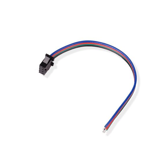 Imagem de Conector 4 Pinos Femea para Fita LED RGB 10mm - 5 unidades