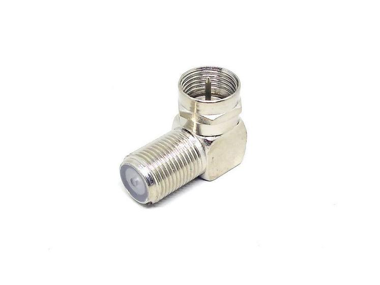 Conector Adaptador Coaxial F RG6 90 Graus Com Rosca Menor preço em Conector Adaptador Coaxial F RG6 90 Graus Com Rosca