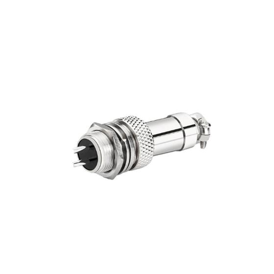 Imagem de Conector Aviação Modelo GX20 2 Pinos com Tampa