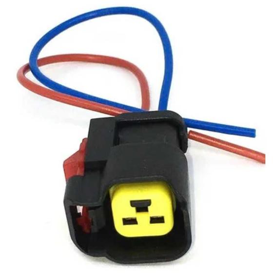 Imagem de Conector Bico Injetor Ecosport Focus 2.0 16v Duratec, Pt Cru