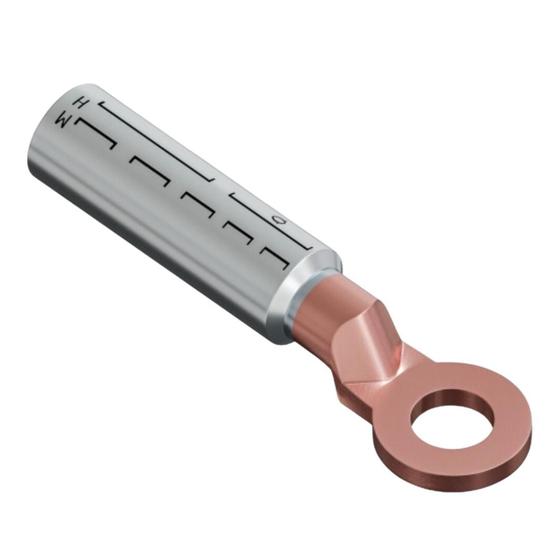 Imagem de Conector bimetálico terminal tubular aluminio/cobre 185mm - intelli