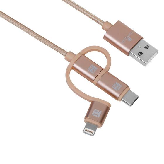 Imagem de Conector Cabo Carregador Link Pro 3 Em 1- Travel Blue