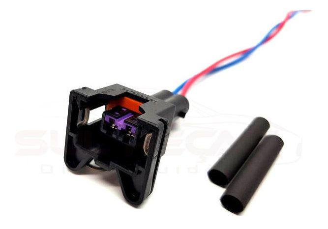 Imagem de Conector Chicote Bico Injetor Atuador Bobina Sensor 2 Vias