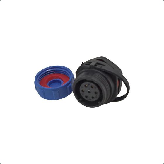 Imagem de Conector Circular 7 Vias  IP68  Capa de proteção À prova dágua 