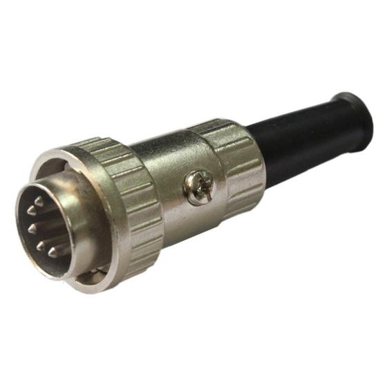 Imagem de Conector Circular Macho 5 vias 5A Metaltex