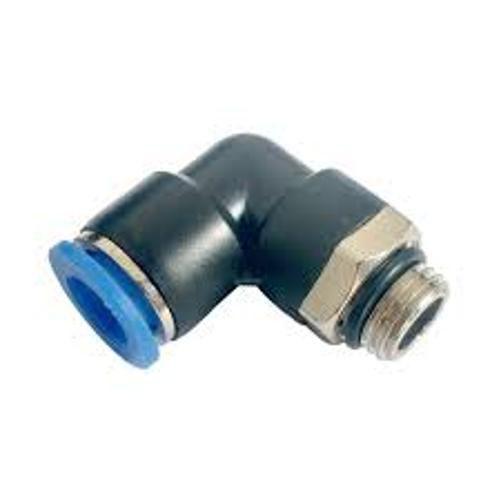 Imagem de Conector Cotovelo Macho PL10-01 10mm Rosca 1/8 Ar