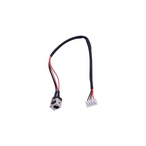 Imagem de Conector DC Jack para Notebook bringIT compatível com CCE Ultra Thin T325  Com Cabo