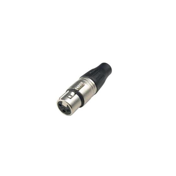 Conector de linha Neutrik NC3FX - XLR femea Menor preço em Conector de linha Neutrik NC3FX - XLR femea