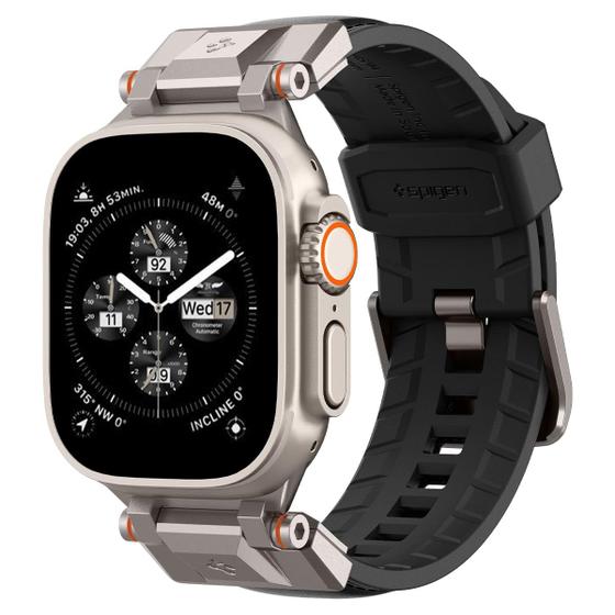 Imagem de Conector de Pulseira Metálica Spigen DuraPro Armor para Apple Watch