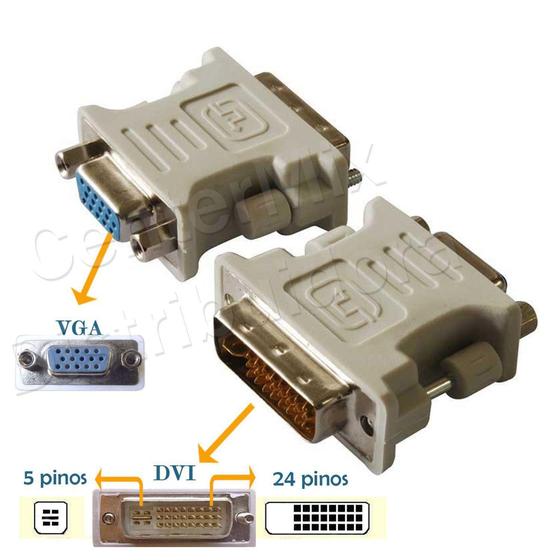 Imagem de Conector dvi macho para vga le-5547 - IT-BLUE