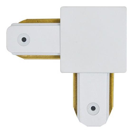 Imagem de Conector Emenda 90º para trilho eletrificado Branco s/ Borda