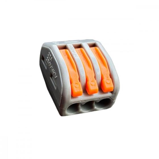 Imagem de Conector Emenda Asantos Flow 3Polo 4Mm Com 2Pecas  3213