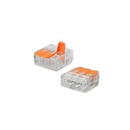 Imagem de Conector emenda simples cmk221-613  3 vias  4 peças