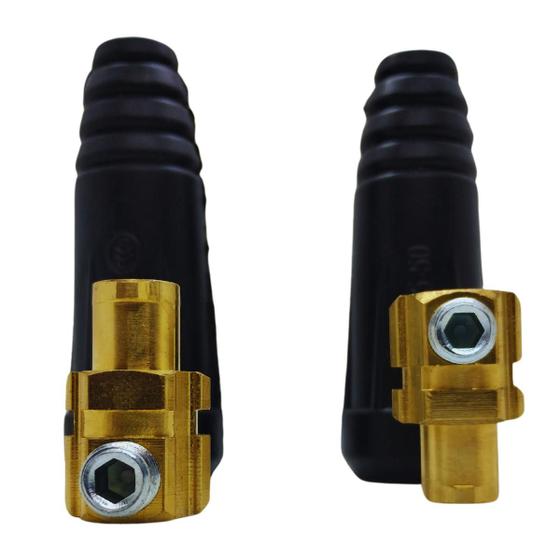 Imagem de Conector Engate Rápido Macho (2 Pçs) - Cabo 13mm Até 50mm