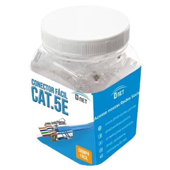 Imagem de Conector Facil-Cat5E De Passagem Ez - D-Net Dn-Cm