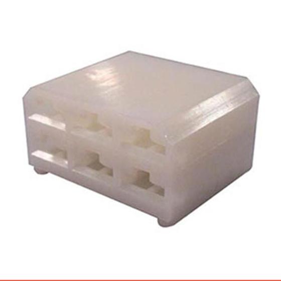 Conector fêmea 6 vias 6,3mm - 5pç aplica-se terminal ete 7020 a Menor preço em Conector fêmea 6 vias 6,3mm - 5pç aplica-se terminal ete 7020 a