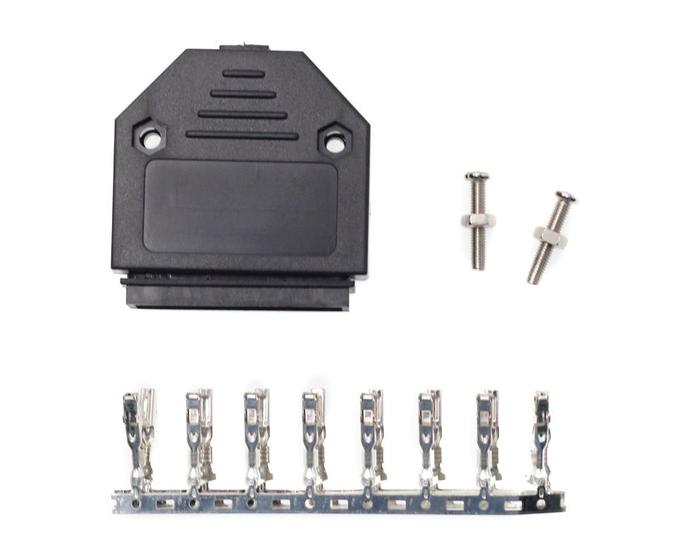 Imagem de Conector  Femea Obd2 16 Pinos Para Montar Cabo Com Pinos