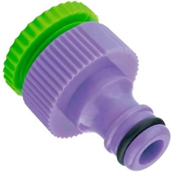 Imagem de Conector fêmea para torneira de 1/2 para 3/4 pol. com bucha e rosca interna palisad 657208