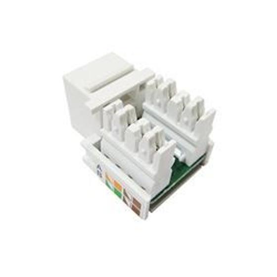 Imagem de Conector Fêmea Rj45 Keystone Seccon Cat.5e Branco