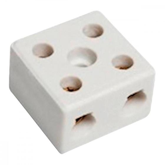 Imagem de Conector Fertak Porcelana 06Mm Bif 8201 ./ Kit Com 12 Unidades