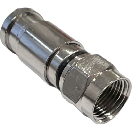 Imagem de Conector Fio Coaxial Dezcomp Compressao Rg-59 Pacote Com 20 Pecas - Kit C/20 Pecas