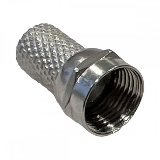 Imagem de Conector Fio Coaxial Interneed Com Rosca Rg-06 Pacote Com 100 Pecas