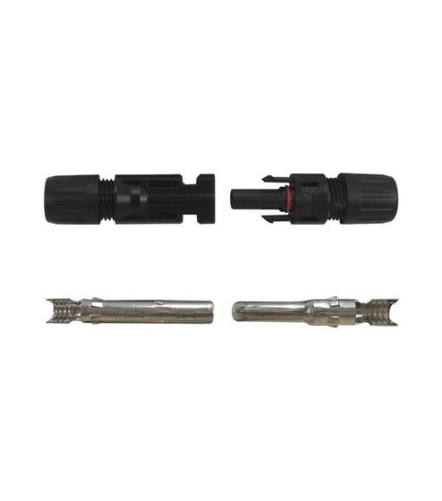 Imagem de Conector Fotovoltaico Tipo MC4 de 1000Vcc IP67 com 1 Via (Pacote com 10 Pares)