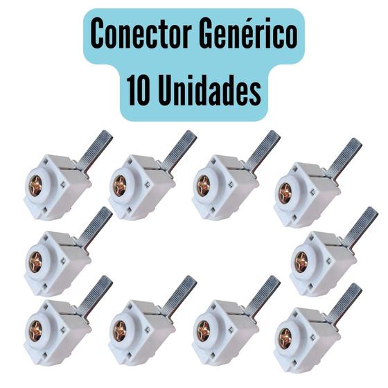 Imagem de Conector Genérico Frontal 6mm - 25mm (Terminal P/ Disjuntor) Kit com 10 Unidades