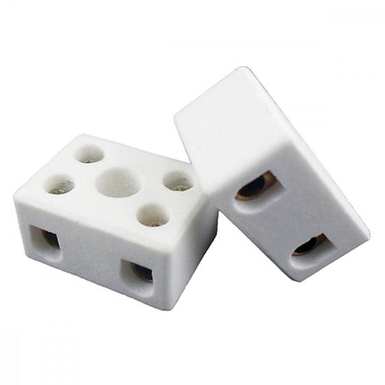 Conector Interneed Porcelana 10Mm Bif ./ Kit Com 10 Unidades Imagem de Conector Interneed Porcelana 10Mm Bif ./ Kit Com 10 Unidades