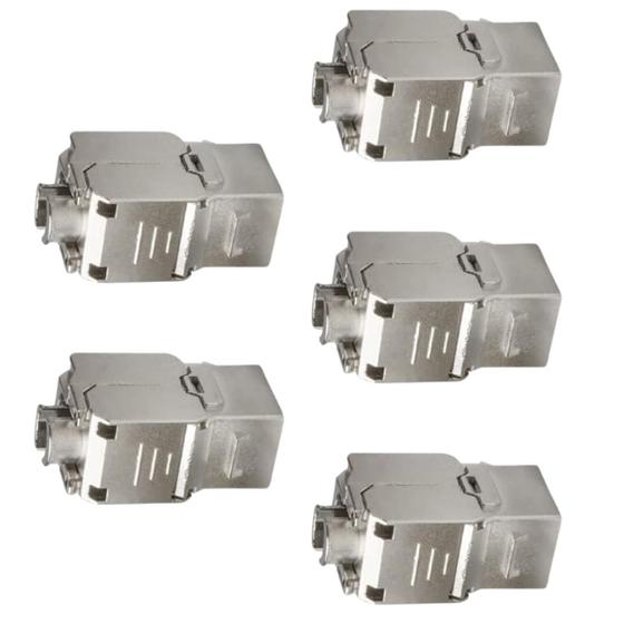 Imagem de Conector Keystone RJ45 da Cat6A,blindado, interface de rede