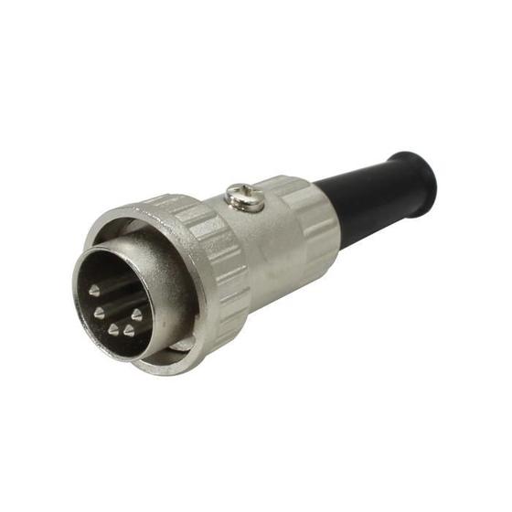 Imagem de Conector Metálico Macho Painel 5 Vias Modelo Crf Metaltex