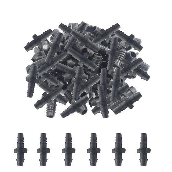 Imagem de Conector Micro Tubo Mangueira 4mm a 5mm Rosca e Grapa -20 PÇ