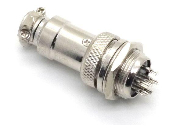 Imagem de Conector Mike 6 Vias Macho para Painel e Fêmea para Cabo JL33053/JL33054 - Jiali