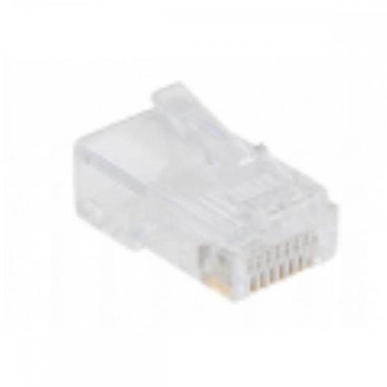 Imagem de Conector Modular Rj45 (So Plug Jack) 605 - Kit C/20