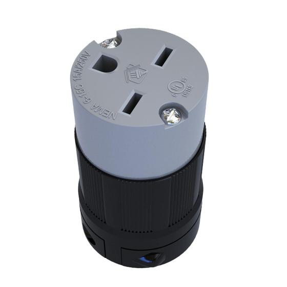 Imagem de Conector Nema 6-15C 15A 250V 2P+T