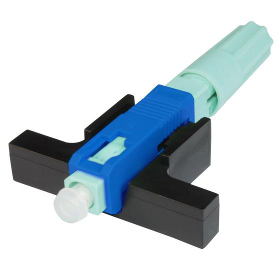 Imagem de Conector Óptico Fast Connector T-Rosca Tipo Boot SC-UPC Azul Monomodo