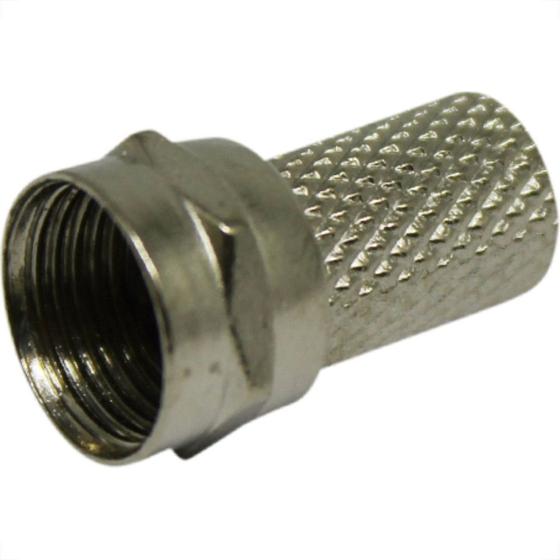 Imagem de Conector P/Cabo Coaxial F.C/Rosca 06 Dezcom - Kit C/20 Unidades