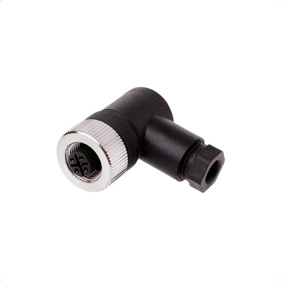 Imagem de Conector P/ Sensor M12 Femea Pnp-npn 4 Fios/pinos (20 Unid.)