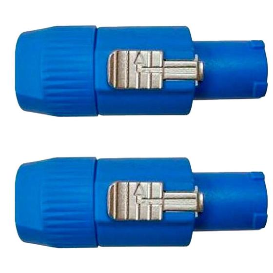 Imagem de Conector Para Cabo Fêmea P/ac - Corpo Azul Wc 3 Fca Wireconex 02 Unidades F108