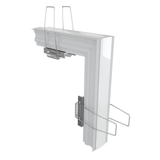 Imagem de Conector para Perfil Embutir Fino Com Fitas Largura 1,2Cm Joelho - Positivo LM1126 Luminatti