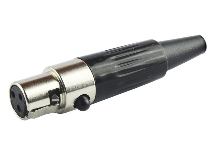 Imagem de Conector Plug Mini Xlr Femea 3 Pinos Ag3f Amphenol