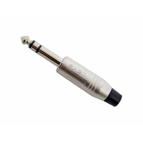 Imagem de Conector plug santo angelo p10 estereo niquelado sa2x