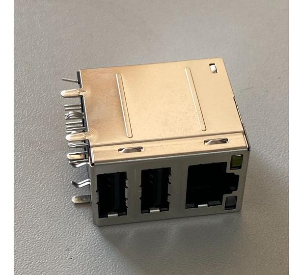Imagem de Conector Porta Lan Rj45/usb Kit Com 10 Peças