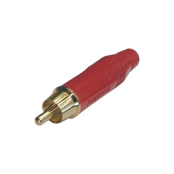 Imagem de Conector RCA Macho Linha Vermelho ACPR-RED - AMPHENOL